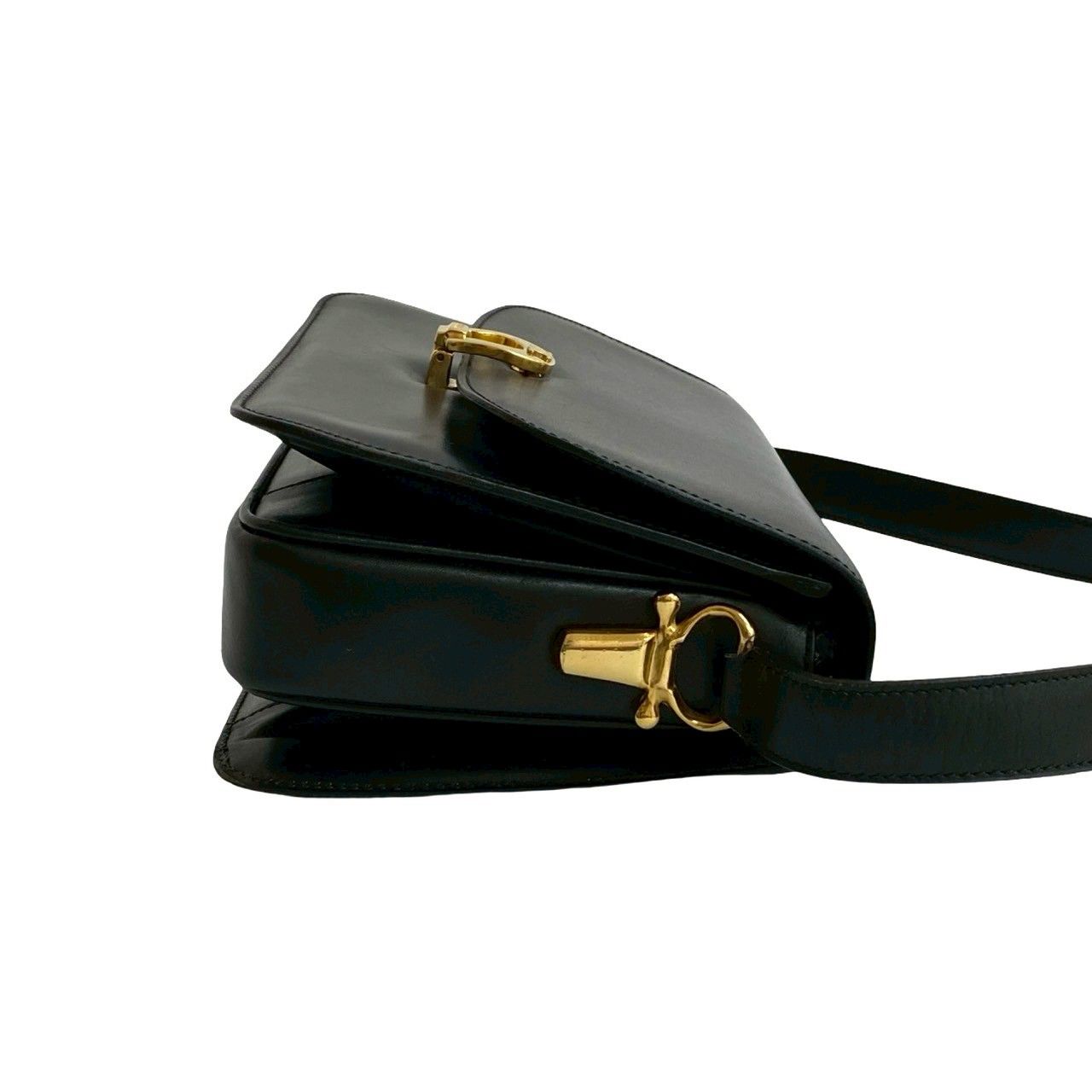 極 美品 CELINE セリーヌ ヴィンテージ トリオンフ ロゴ 金具