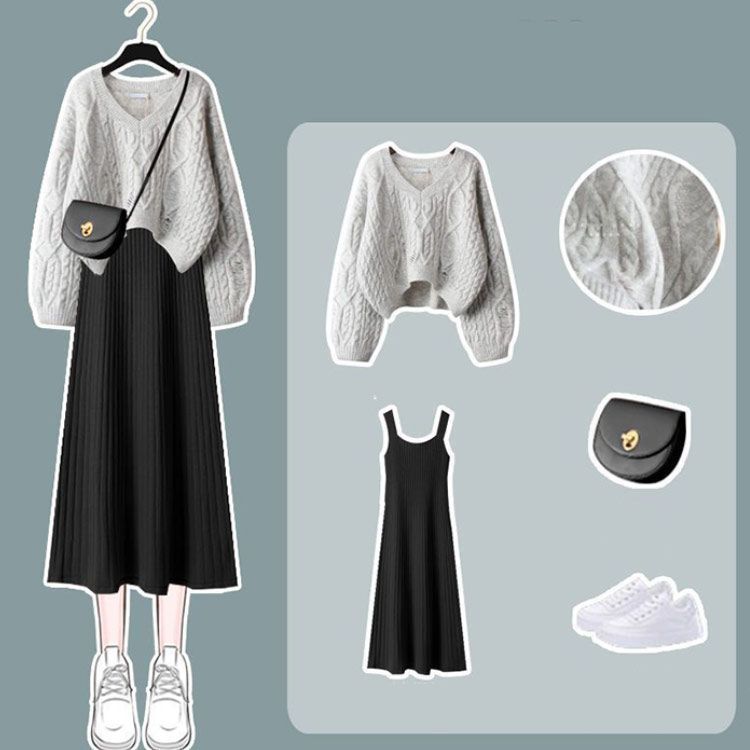ワンピース ニットセーター