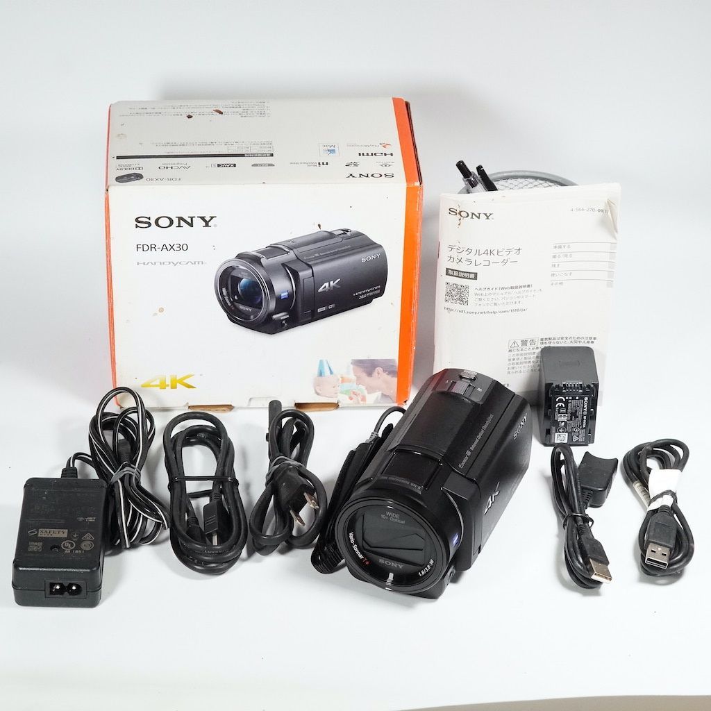 箱付き】 SONY ソニー FDR-AX30 デジタルビデオカメラ 4K SONY 4K