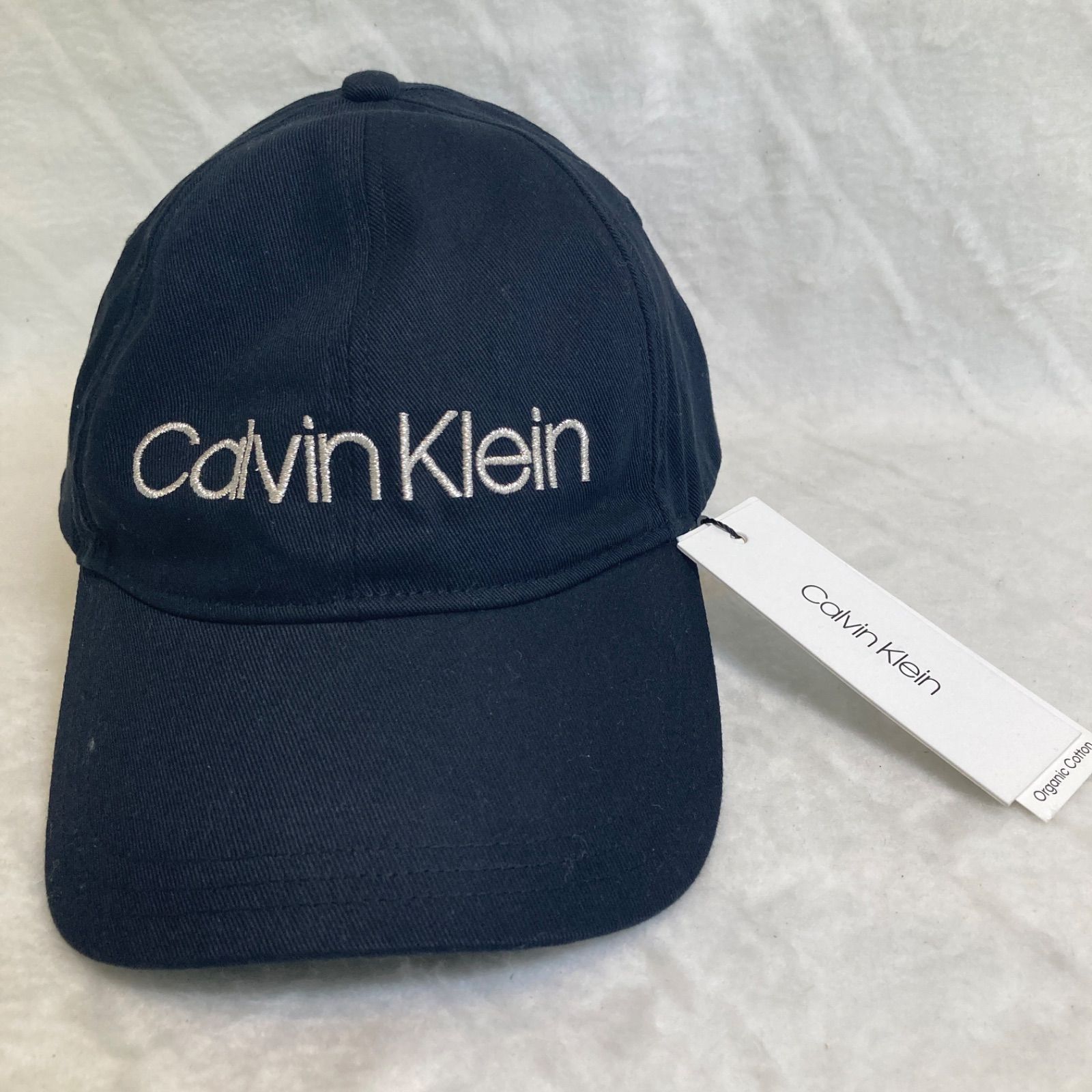 カルバンクライン Calvin Klein キャップ ブラック 刺繍ロゴ - メルカリ