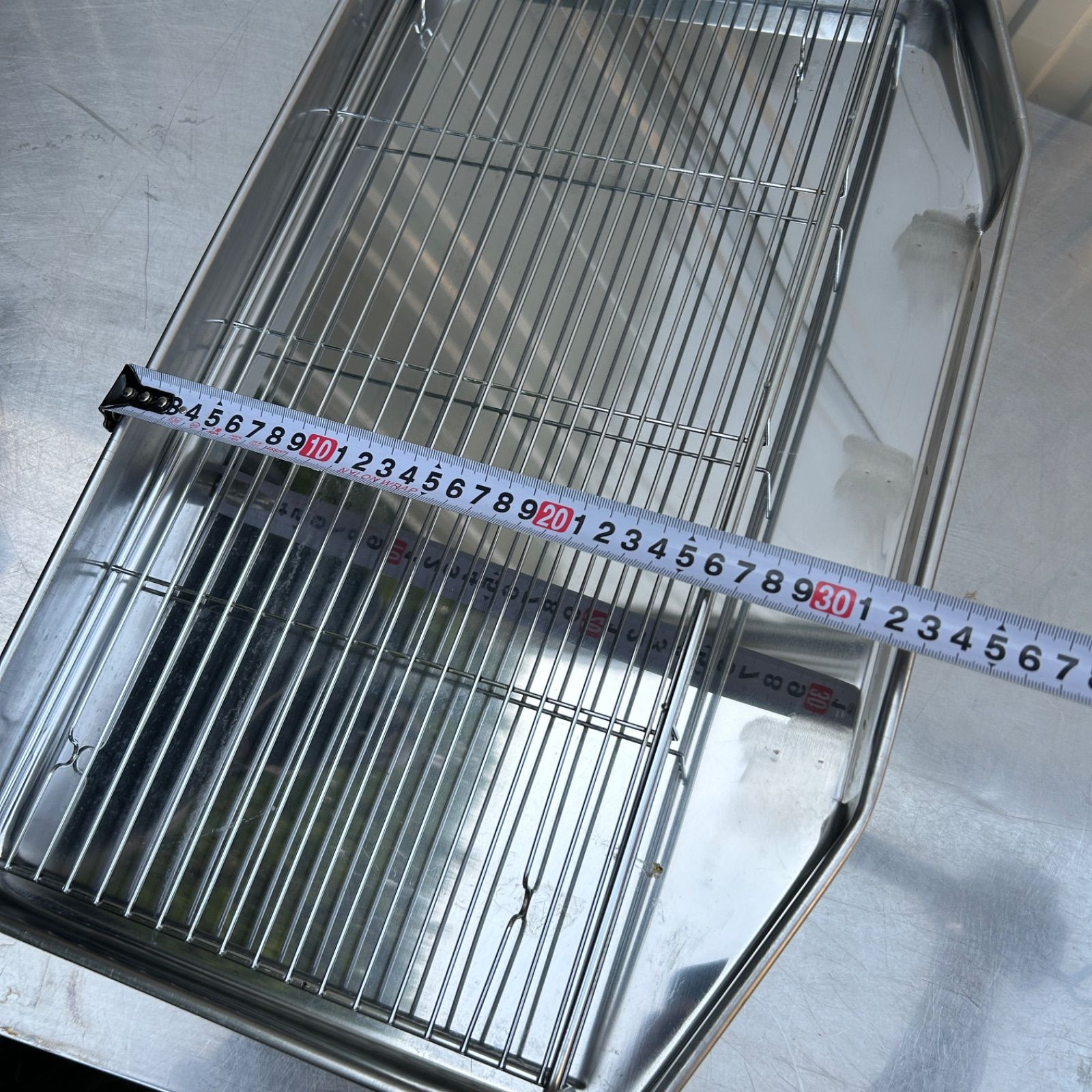 美品】MARUZEN マルゼン 業務用フライヤー 油切り 油受け トレー 網
