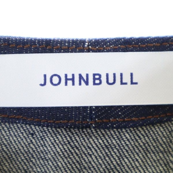 未使用 ジョンブル BLUE LINE プルオーバーシャツ 38 Johnbull 長袖 ノーカラー デニム 日本製 メンズ 【200503】