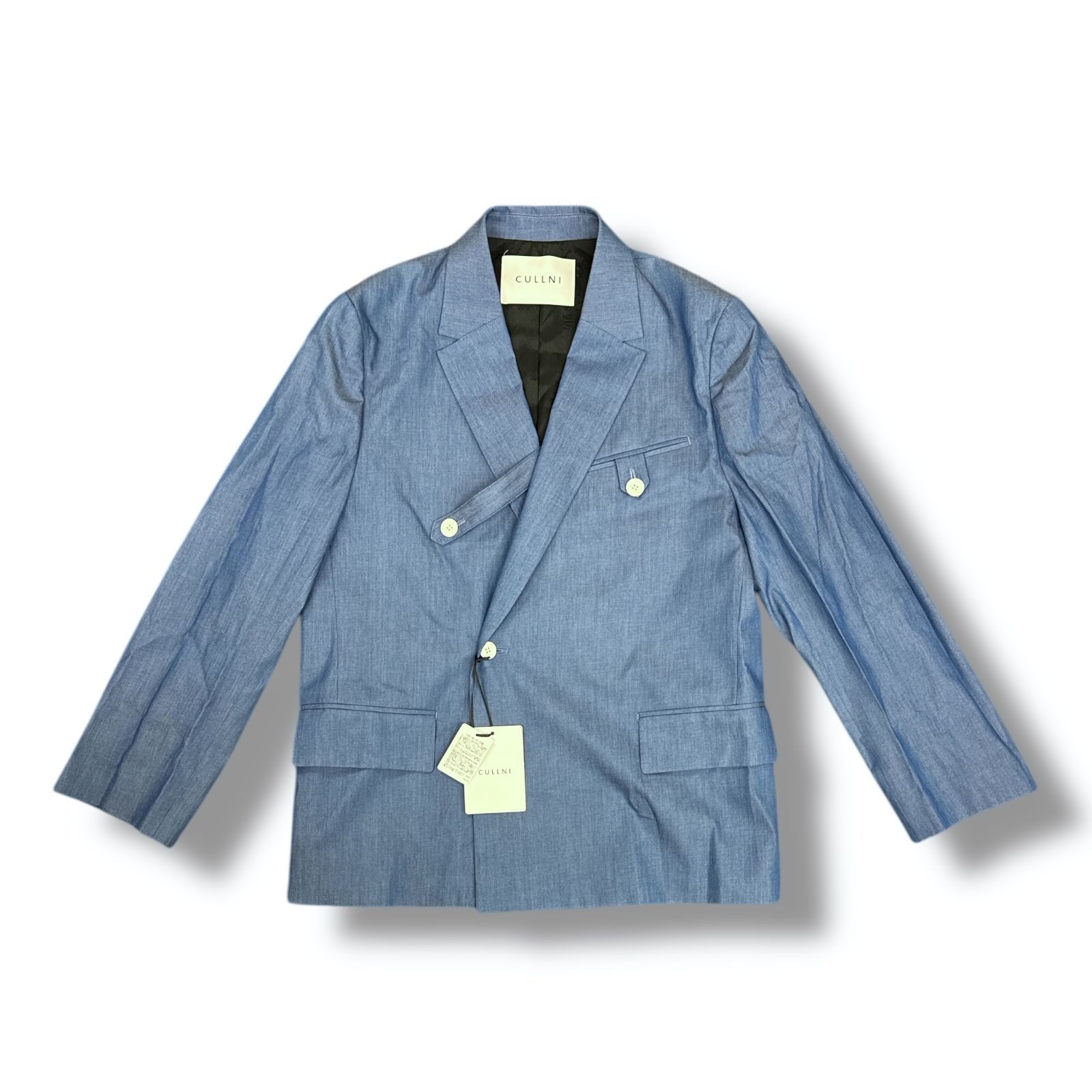 参考上代57200円 未使用品 CULLNI 24SS Light Denim Tailored 