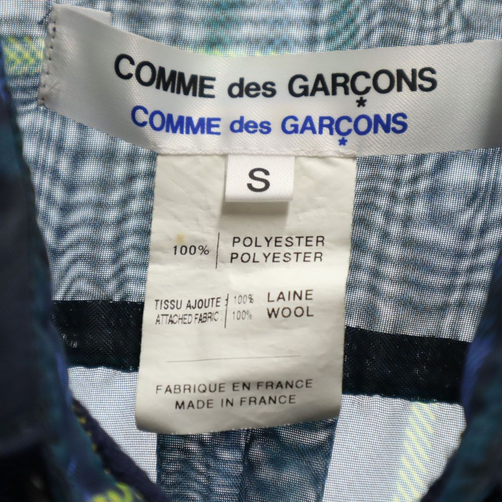 COMME des GARCONS COMME des GARCONS - コムデギャルソンコムデギャルソン フランス製 チェック柄 長袖 オーガンジー切替 シャツ S ネイビー 他 Comme des Garcons Comme des Garcons シースルー レディース 楽天市場】古着 Comme des Garcons Comme des Garcons