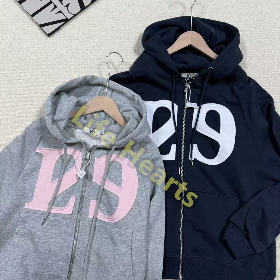 ☆韓国の人気☆【ILLIGO】 129 Logo Patch Hooded Zip-up