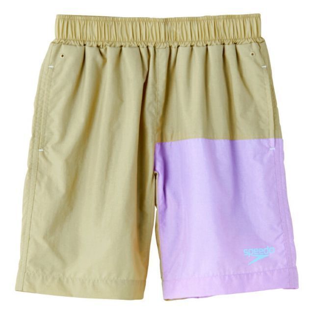 speedo スピード BOYS SHORTS ベージュ 120サイズ SLB42304 BE | スポーツ スポーツ用品 服 衣類 衣料品 水着 スイムウェア トランクス水着 キッズ ジュニア ボーイズ はっ水性 スピンドル付 UVカット ゴ