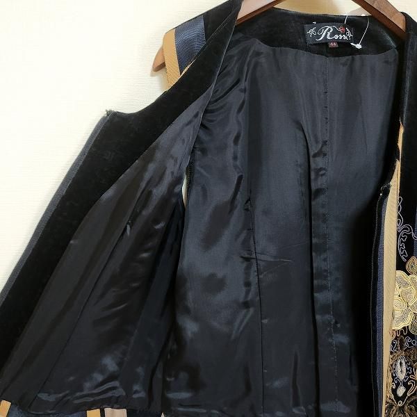 wnc インポートロッサ import Rossa ベスト ジレ 44 黒 ベージュ