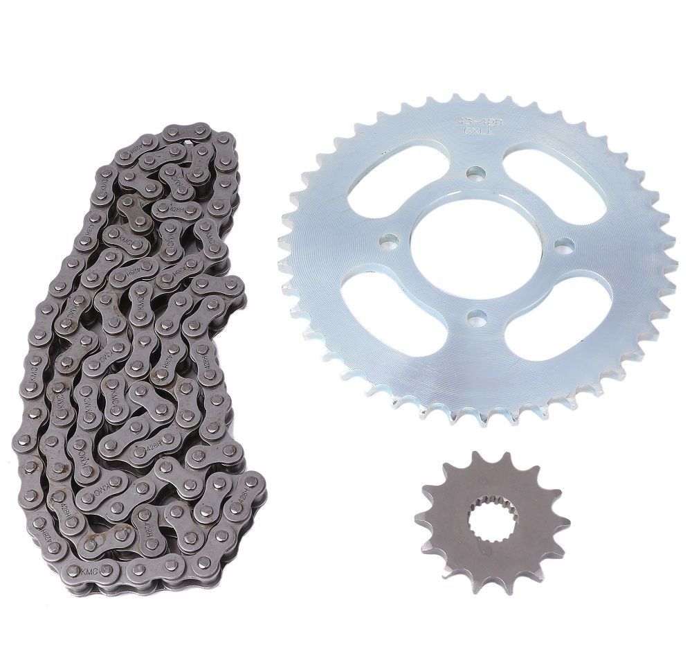 スズキ GN125 専用設計 フロント リア スプロケット セット KRB194