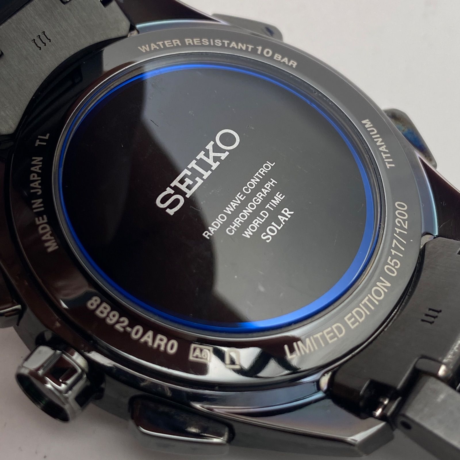 T166）希少 限定品 良品 稼動品 SEIKO セイコー 電波ソーラー BRIGHTZ 