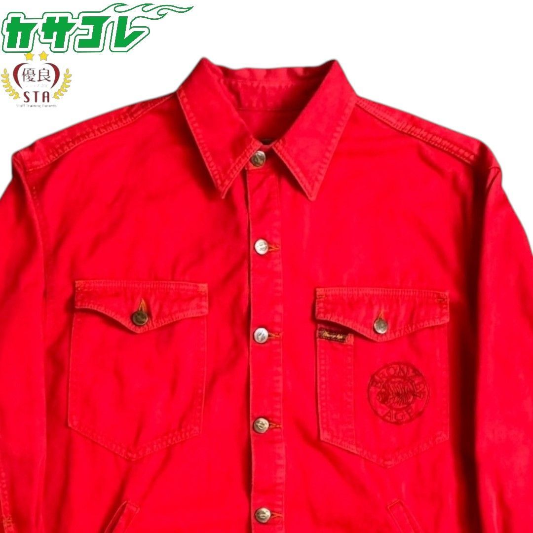 BRONZE AGE(ブロンズエイジ)カバーオール レッド 90's USA製 BRONZE AGE(ブロンズエイジ)カバーオール レッド 90's USA製