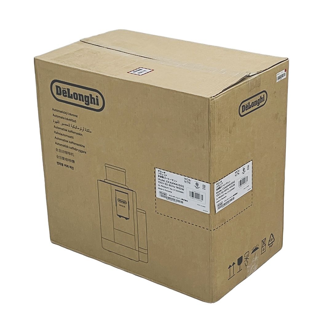 デロンギ EXAM44055G リヴェリア 全自動 コーヒーマシン コーヒーメーカー ぺブルグレー ♥ C10391648