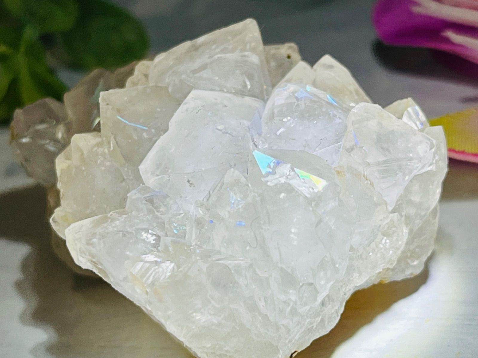 天からの祝福✨ アナンダライト 水晶 レインボークォーツ 原石