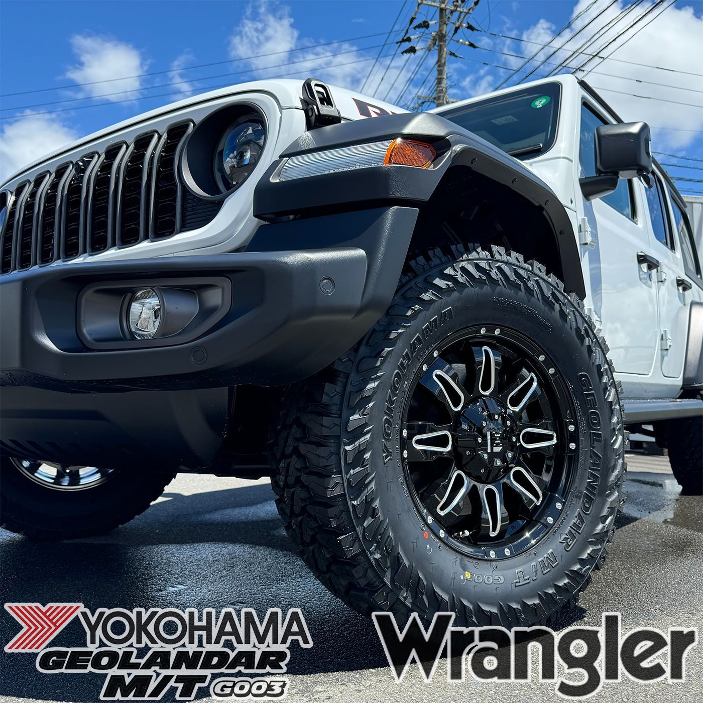 5本セット（背面用付き）Jeep ラングラー JK JL 17インチ タイヤ 