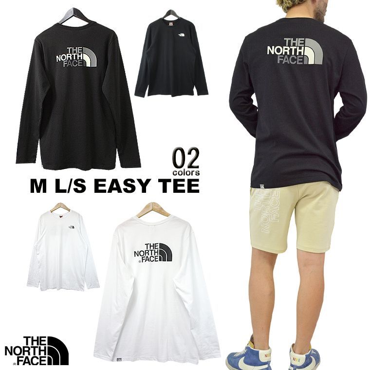 海外限定 THE NORTH FACE ノースフェイス L/S EASY TEE 国内発送