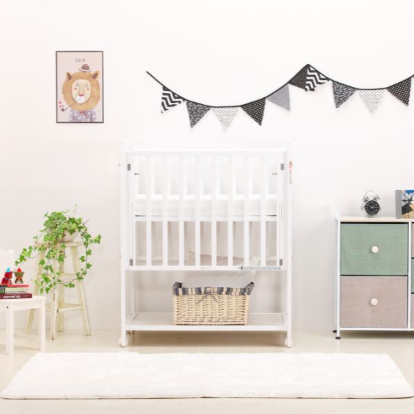 ベビーベッド 白 折り畳み ベッドインベッド 携帯型 添い寝 出産祝い