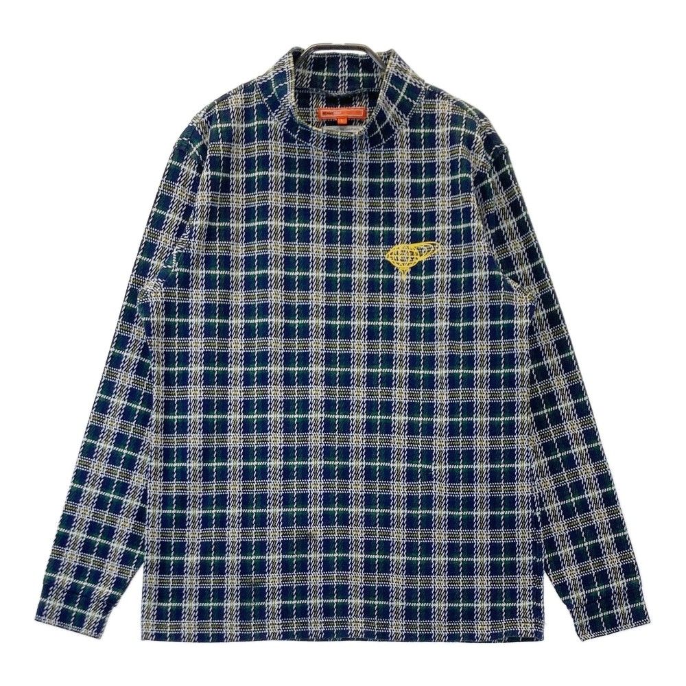 サイズ：L BEAMS GOLF ビームスゴルフ  ハイネック 長袖Tシャツ チェック柄 グリーン系 [240101409364] ゴルフウェア メンズ ストスト