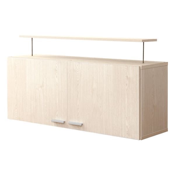 収納家具【DEALS-ディールズ-】上置き125cm　DSP-UE125-WOK　ホワイトオーク
