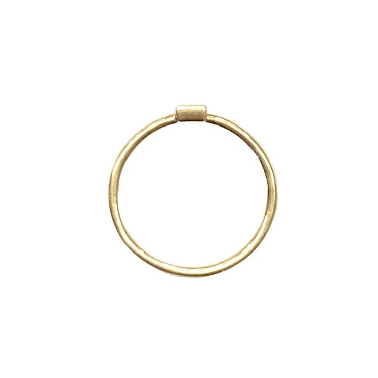 Shihara シハラ プチリング K18YG ダイヤモンド 0.05ct 0.7g