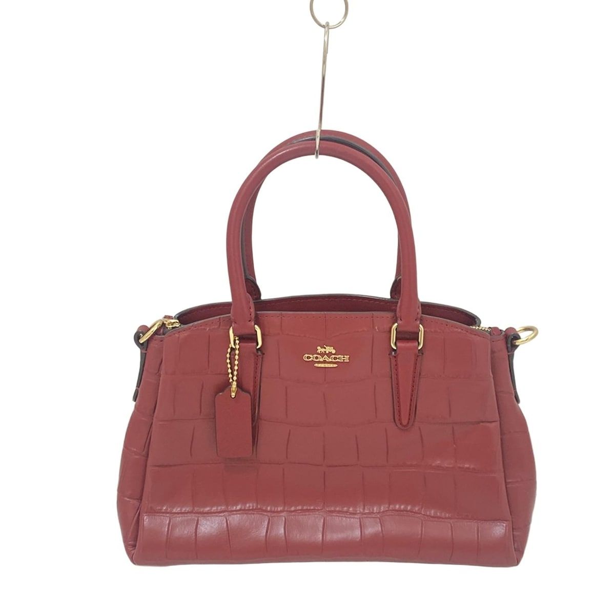コーチ　ハンドバッグ　美品！ 楽天市場】COACH コーチ 4438 ハンドバッグ ツイルストライプ
