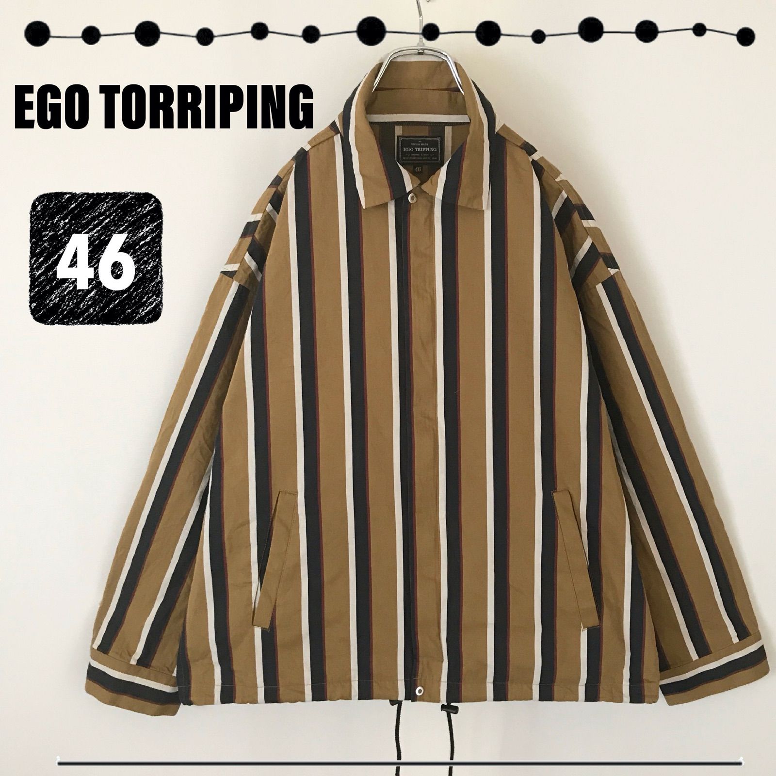 EGO TRIPPING エゴトリッピング☆613353☆STRIPE SWINGTOP☆ストライプ