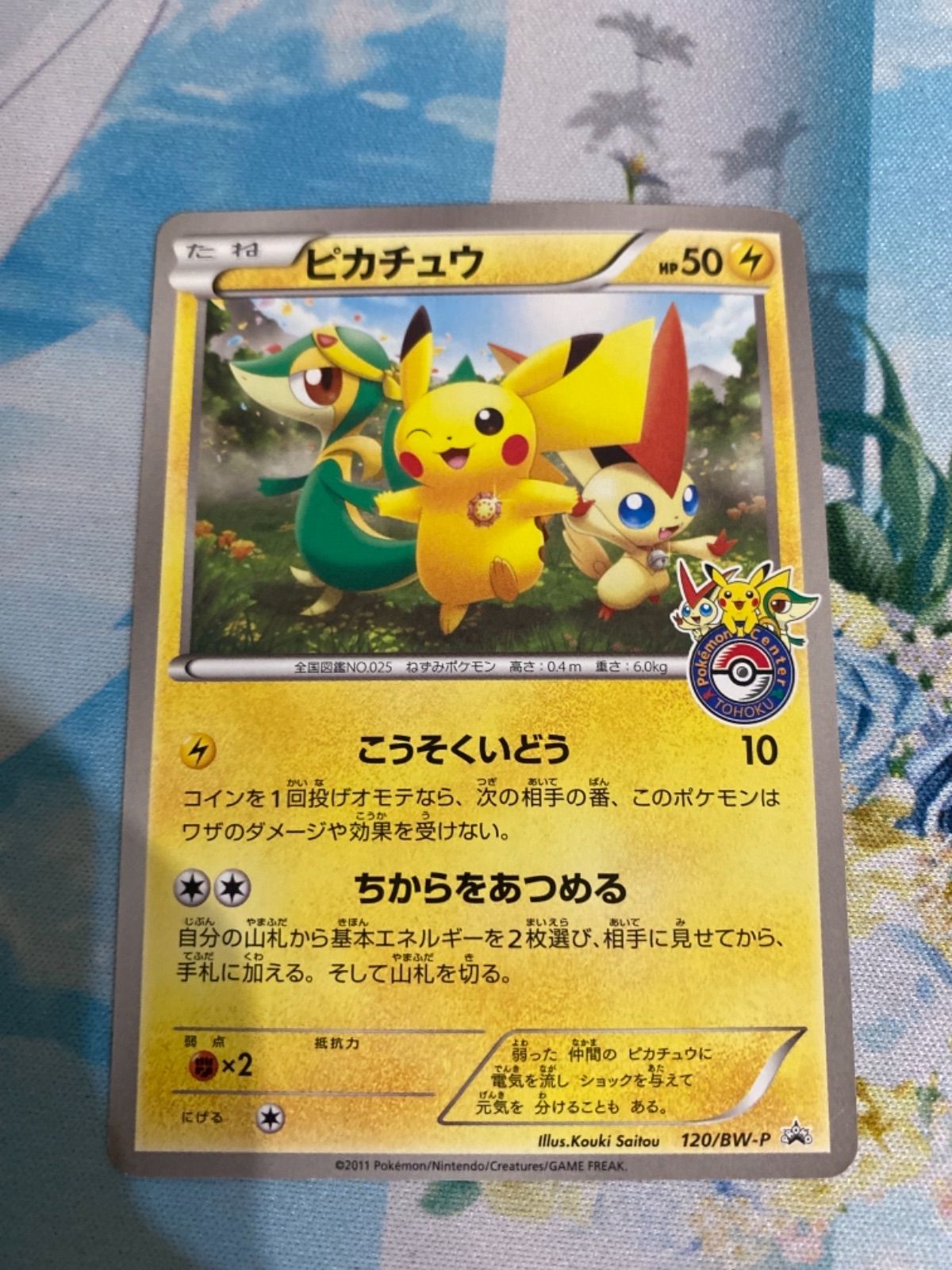 PSA10 GEM MINT ピカチュウ 120/BW-P トウホク - ポケモンカードゲーム