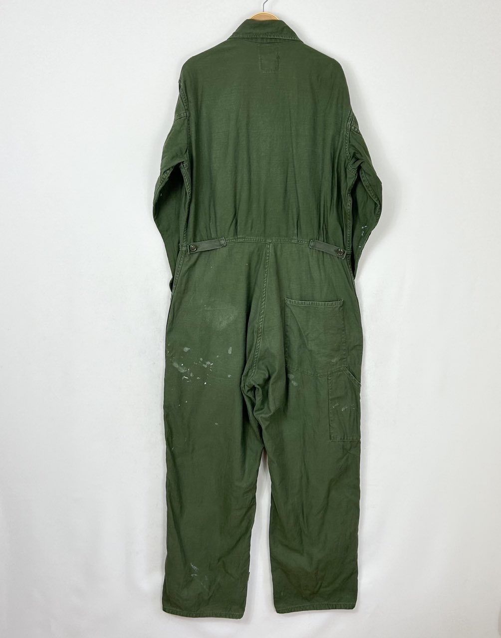 【フォロワー様クーポン配布中！】80s 米軍 アメリカ軍 コットンサテン カバーオール オールインワン つなぎ vintage ヴィンテージ ビンテージ US army COVERALLS MEN'S COTTON SATEEN TYPEⅠ 【S141】