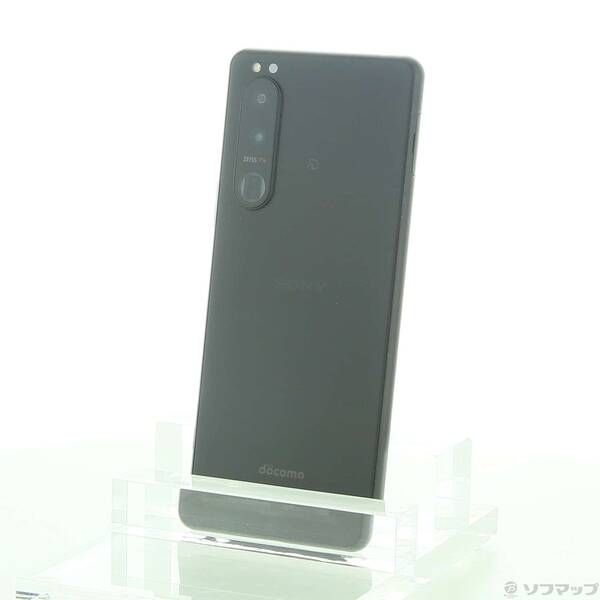 品〕 Xperia 5 III 128GB フロストブラック SO-53B docomo SIMフリー