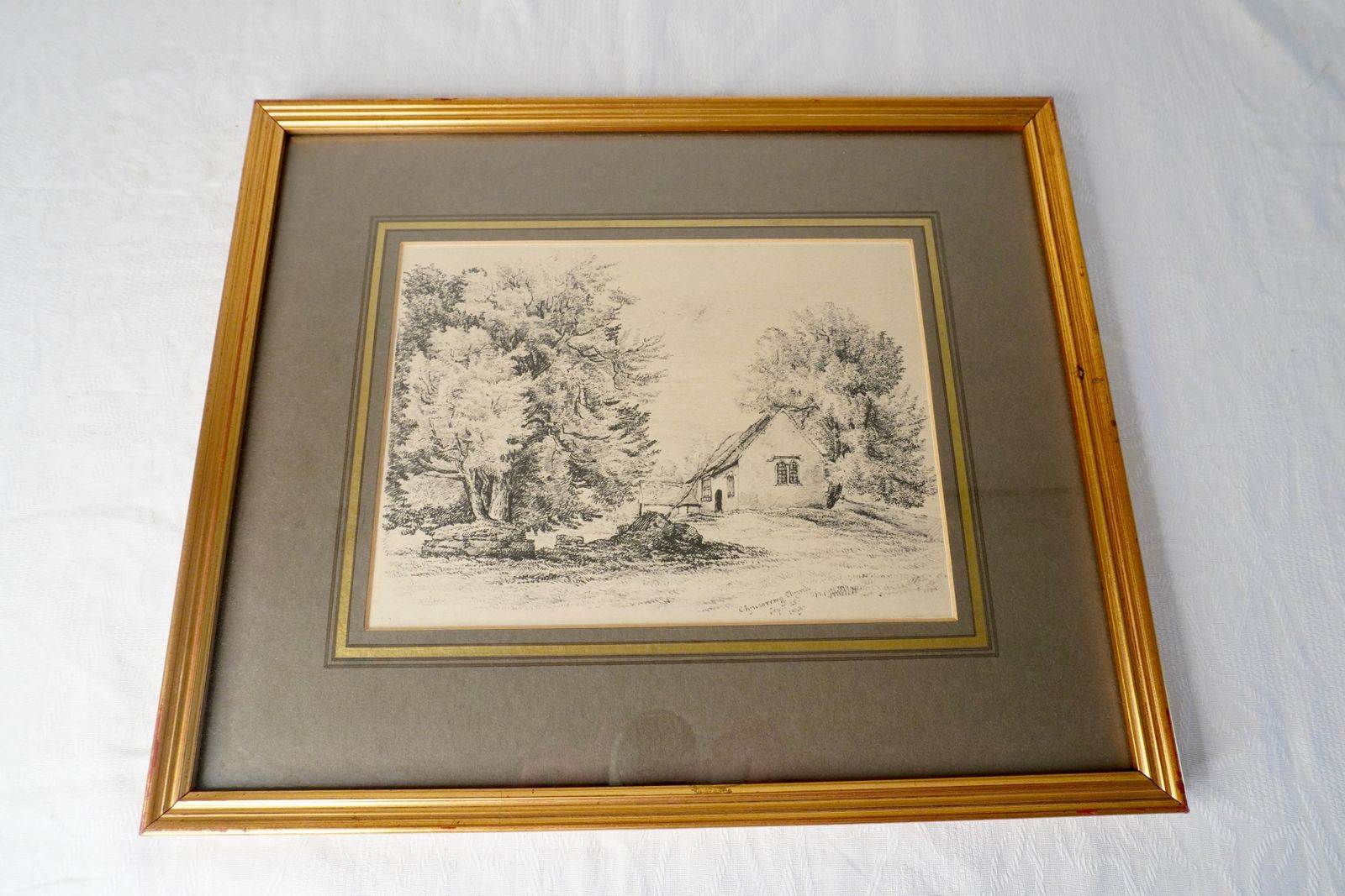 イギリス ヴィンテージ Sketch of Glyncorrwg Church イギリス ヴィンテージ Sketch of Glyncorrwg Church - メルカリ