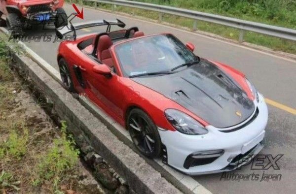 ポルシェ ケイマン 981 2012 - 2016年 高品質 カーボン リア トランクスポイラー リアウイング リアスポイラー 外装カスタム FFCRYSTALESIA_COM