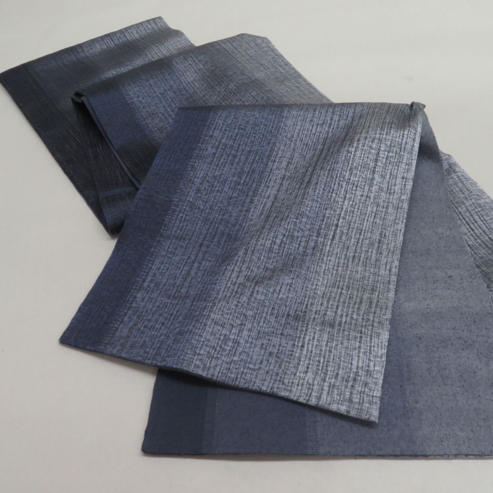 袋帯 すくい織り 民芸手織 無段ボカシ 紫色 全通柄 正絹 フォーマル着物用 長さ440cm 袋帯 すくい織り 民芸手織 無段ボカシ 紫色 全通柄 正絹 フォーマル