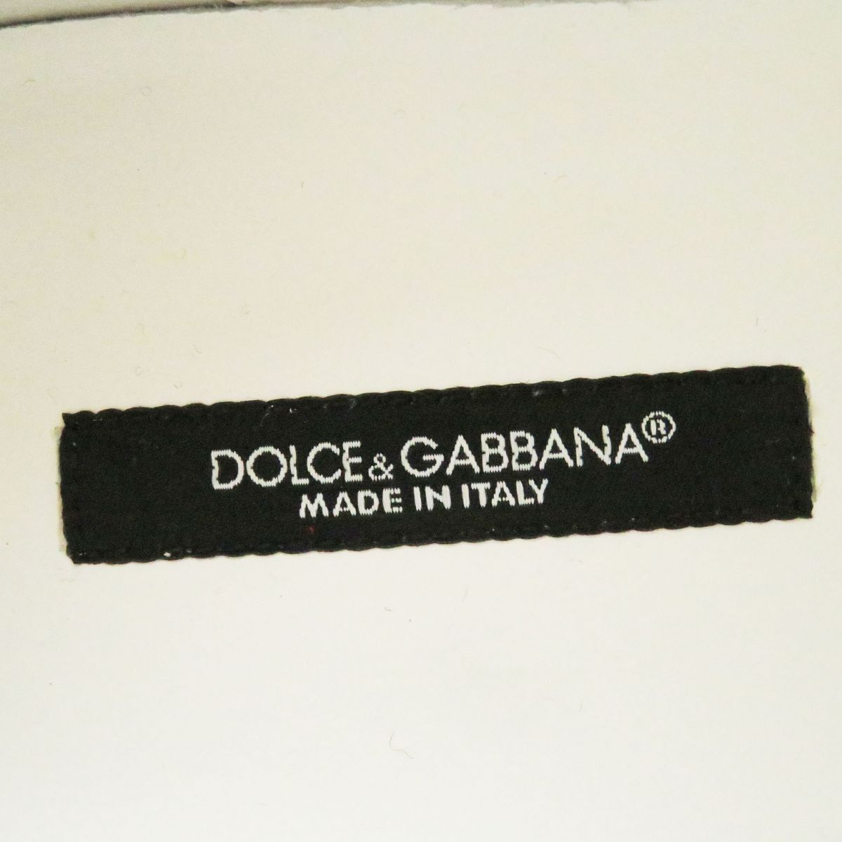 未使用品□黒タグ DOLCE＆GABBANA/ドルチェ＆ガッバーナ クラスト 
