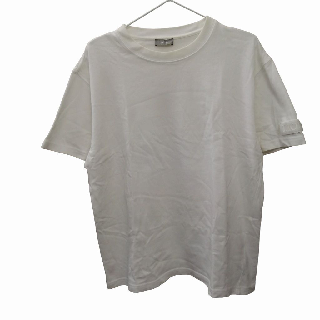 ディオール Dior 013J615A0554 アームロゴ Tシャツ 半袖 無地