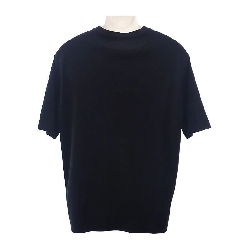 PRADA メンズ Tシャツ 黒 L PRADA プラダ Tシャツ ブラック ロゴ