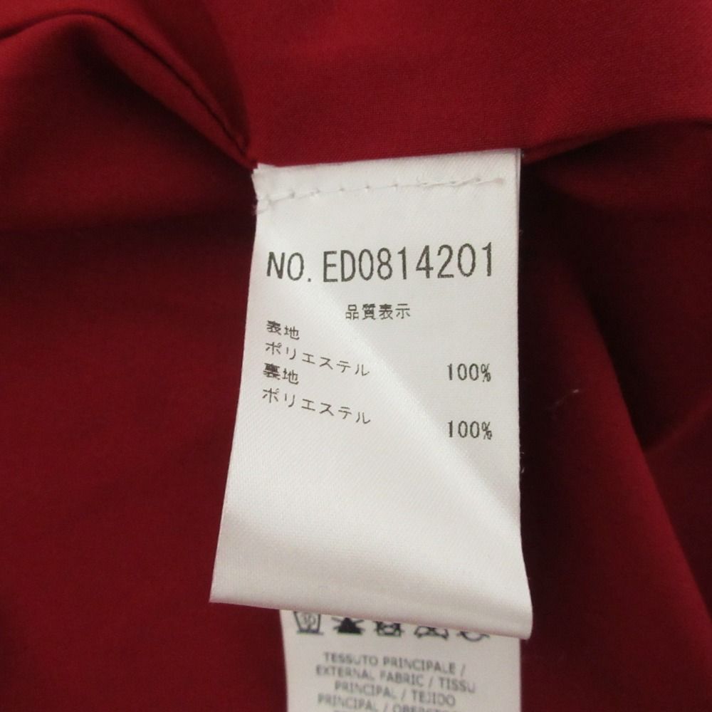 【最安値，大得価】 美品 Be Blumarine ビーブルマリン エコファーコート サイズ38 レッド