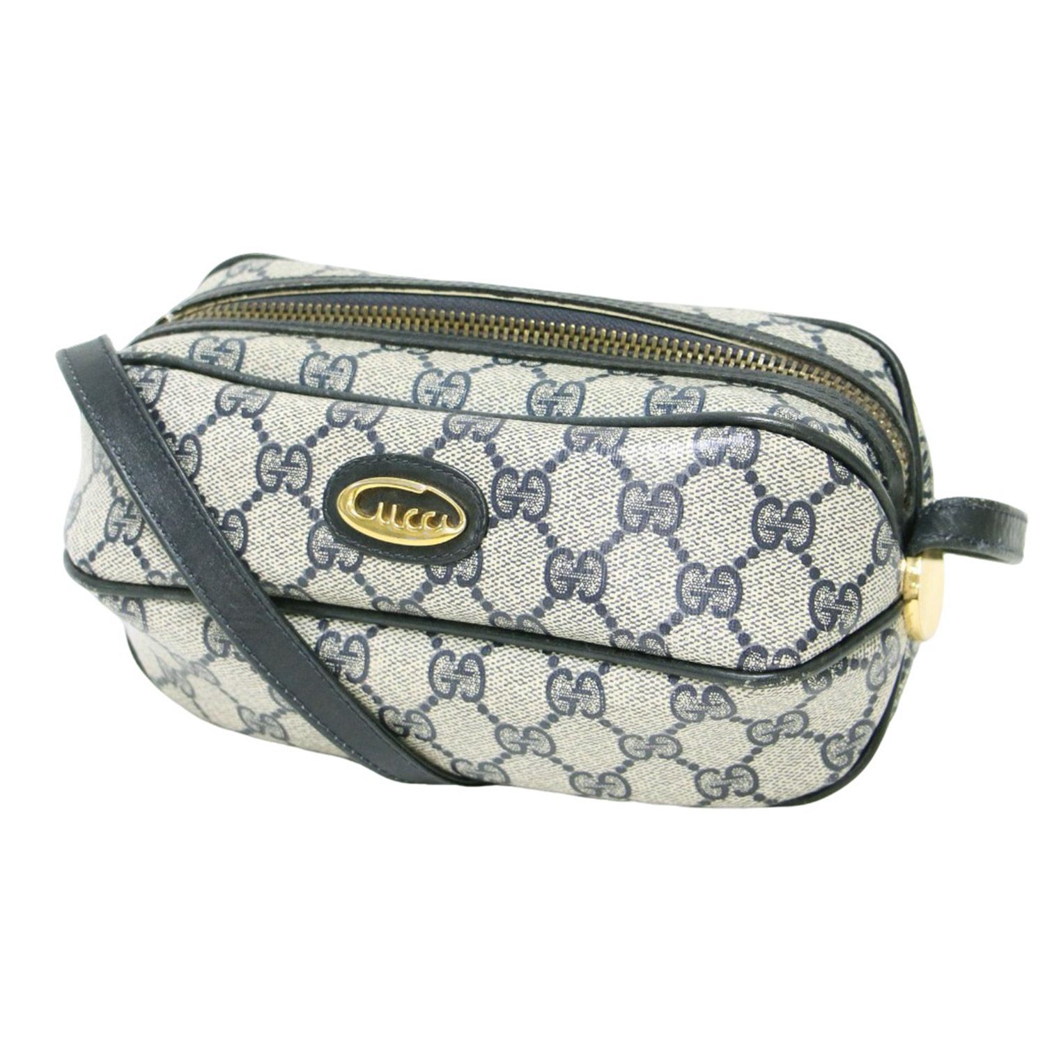 GUCCI ネイビー GGパターン ショルダーバッグ 【公式通販】