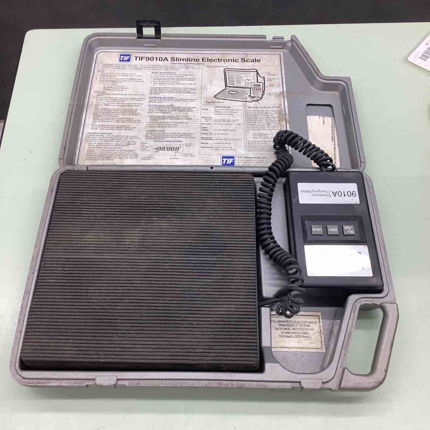 通電 済 TIF 9010A エレクトロニック チャージングスケール 冷媒充填計量器 現状品 越谷店