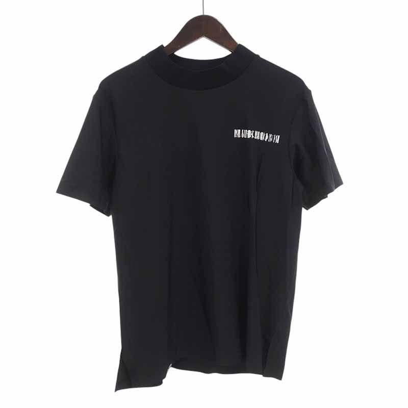 マークアンドロナ MARKLONA ゴルフ CD8-CTMN Cool Touch Tech モックネック Tシャツ ブラック サイズ メンズ46