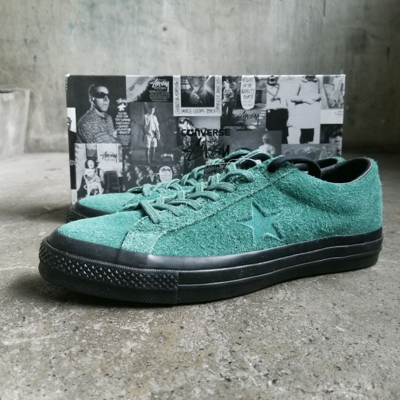 STUSSY × CONVERSE 16aw ONE STAR 74 OX 28㎝ ステューシー コンバース 