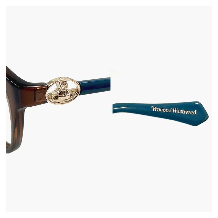 【新品】 ヴィヴィアン ウエストウッド レディース メガネ 40-0015 c02 49mm Vivienne Westwood 眼鏡 女性  40-0015 ウェリントン 型 セル フレーム オーブ