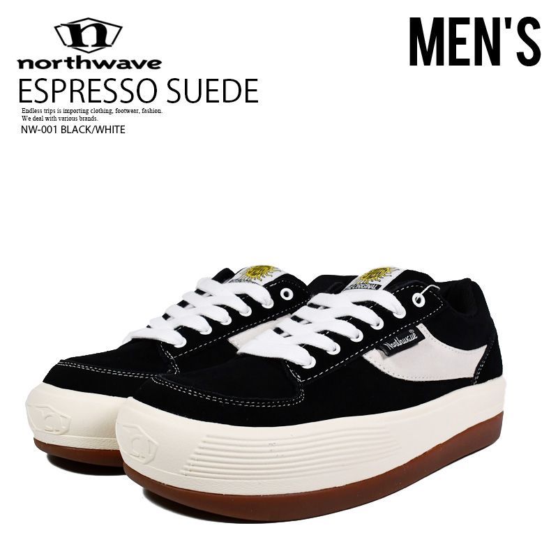 northwave ESPRESSO SUDE ブラック/ホワイト　新品未使用 NORTHWAVE (ノースウェーブ) ESPRESSO SUEDE (エスプレッソ