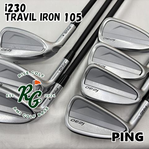 中古】レフティーアイアンセット ピン i230◇TRAVIL IRON 105◇S◇33
