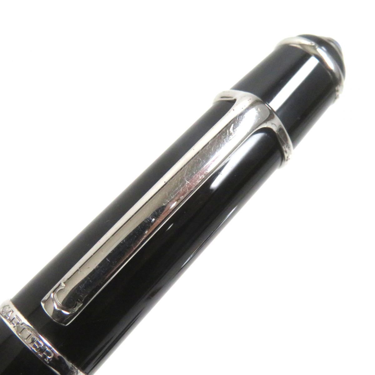 良品▽Cartier カルティエ ディアボロ ドゥ カルティエ 石付き ロゴ