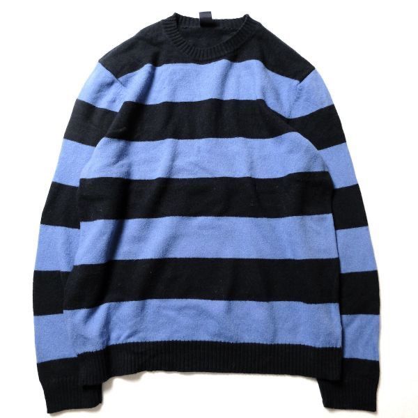 00's ギャップ GAP 太ボーダー クルーネック コットン ニット