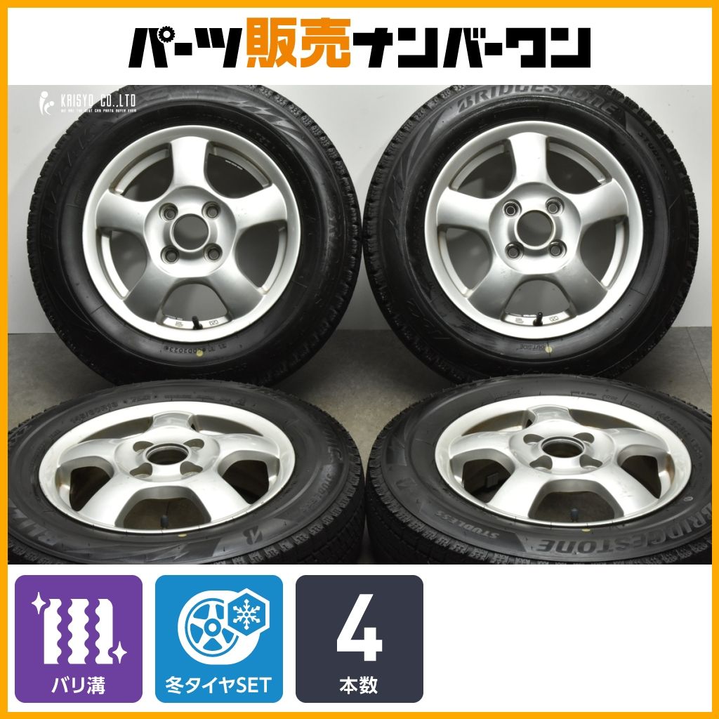 バリ溝 2023年製】PRASINO DUKE 13in 4.5J +45 PCD100 ブリヂストン 