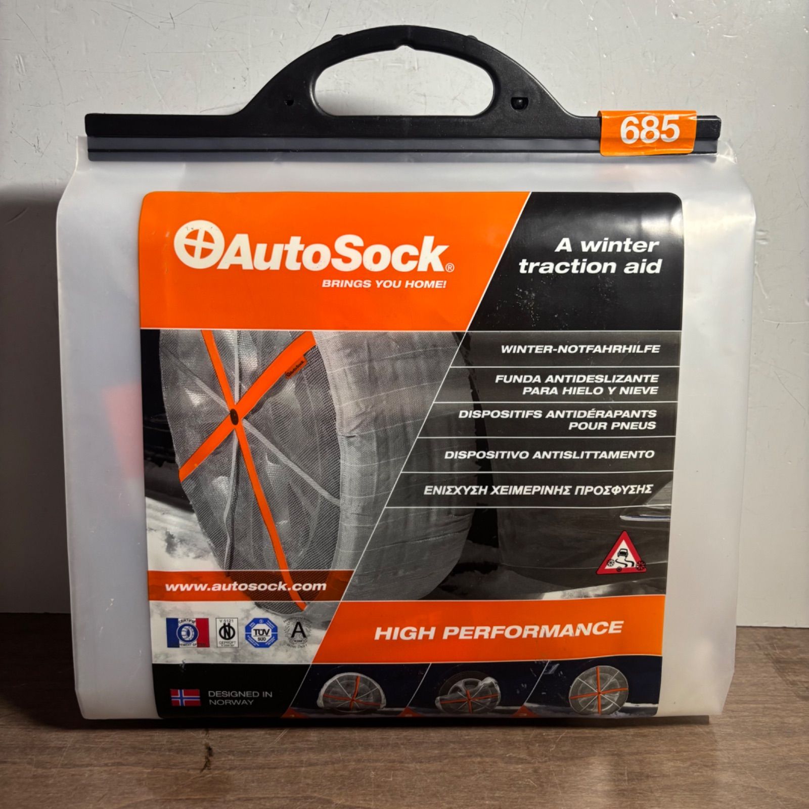 車 AutoSock オートソック タイヤ 滑り止め 布製 サイズ 685