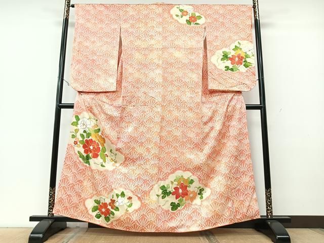 平和屋着物○訪問着 間道 仮絵羽 正絹 逸品 未使用 DAAV8796tw