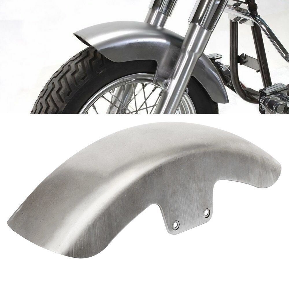 Harley ハーレー ソフテイル スリム FLSモデル 2012-2017 未塗装 フロント フェンダー スチール プロテクター 未塗装