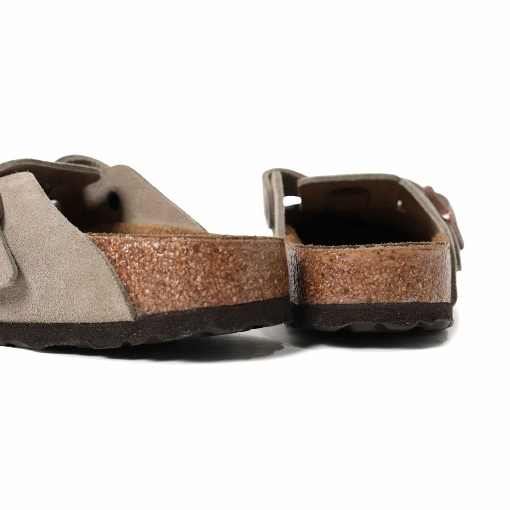 BIRKENSTOCK BOSTON SOFT FOOTBED SUEDE TAUPE ビルケンシュトッ