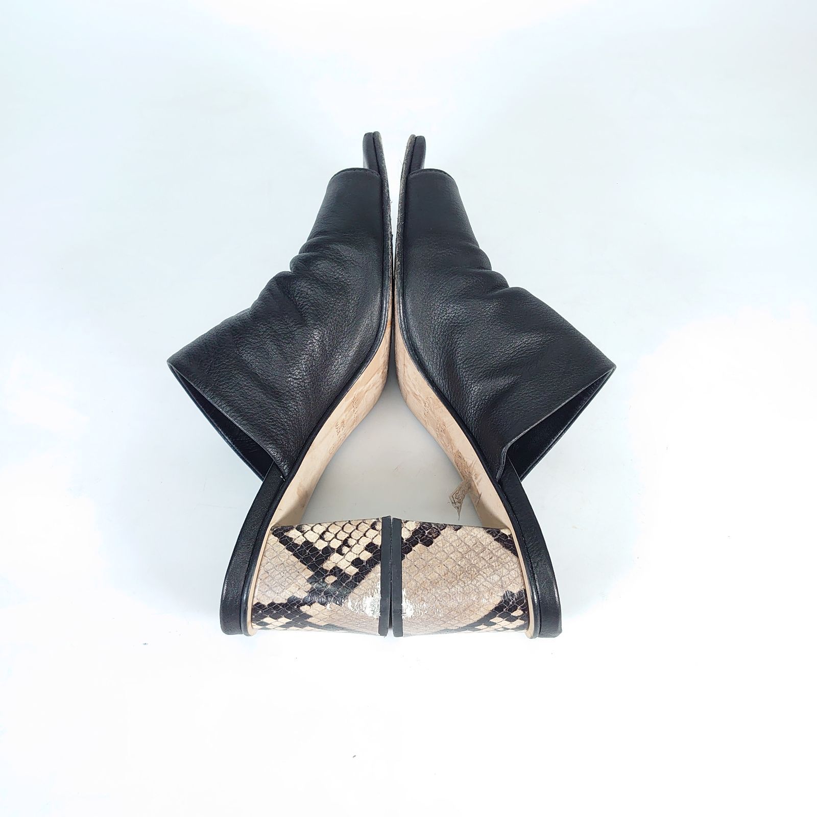 【新品未使用品】 FABIO RUSCONI パイソンミュール グリーン★37 imgrc0108679971.jpg