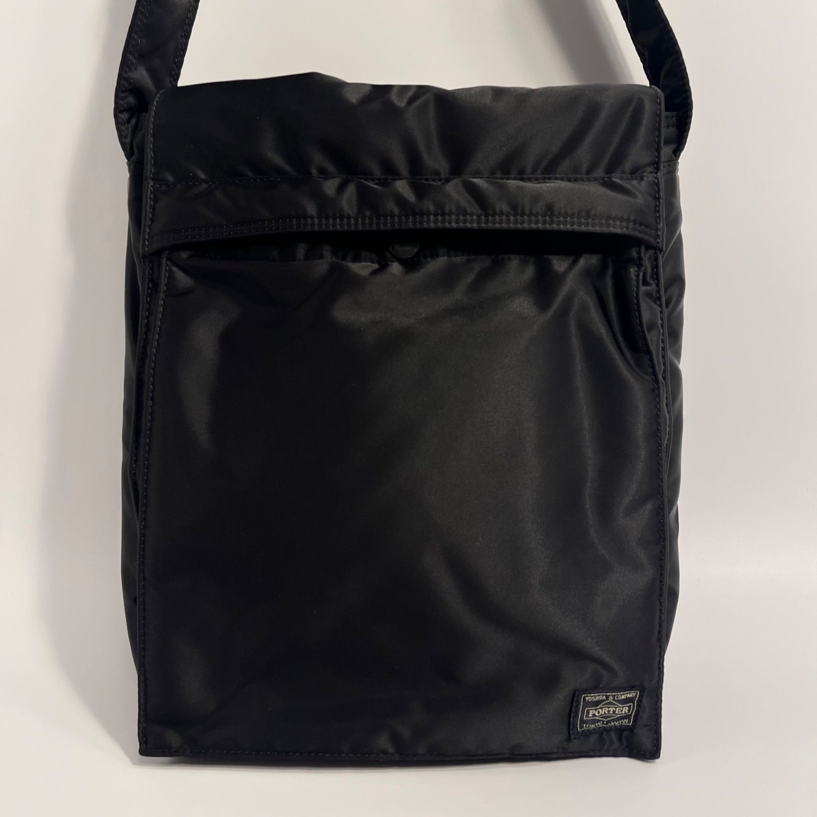 極美品✨ポーター タンカー 縦型 ショルダー メッセンジャーバッグ